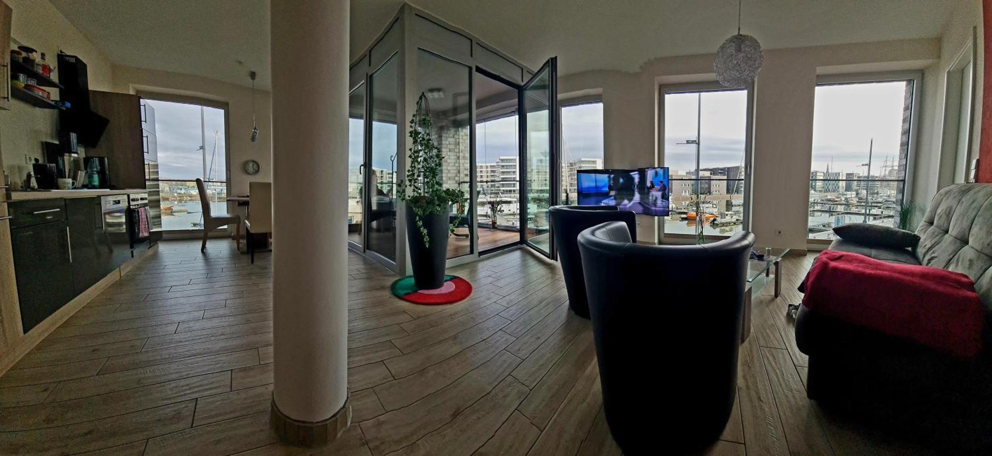 Ferienwohnung Neuer Hafen Marina Bremerhaven Pokoj fotografie